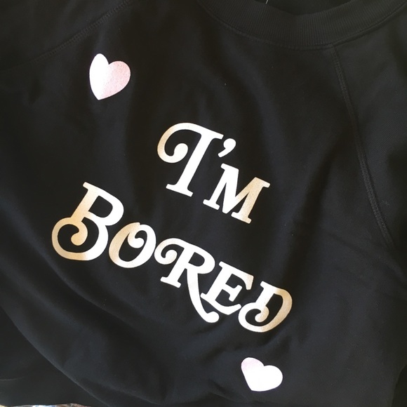 NWT Wildfox “I’m bored” sweatshirt - Picture 6 of 6